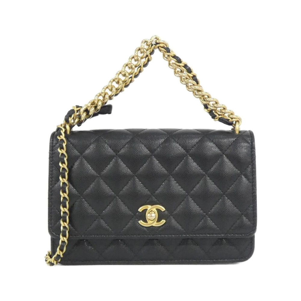 CHANEL Authentic Black Wallet